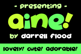 Aine: A Playful Typeface for Engaging Editorial Design