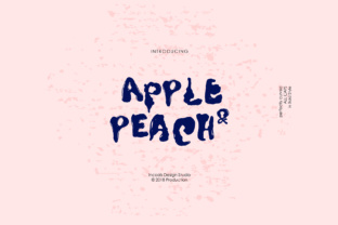 Apple Peach: A Bold and Playful Display Font