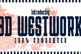 BD Westwork: A Bold Display Font for Eye-Catching Campaigns