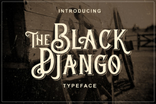 Black Django: A Vintage Font for Crafters and Product Creators