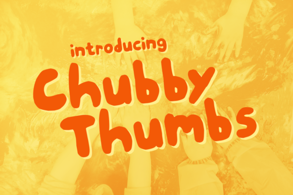 Chunky Thumbs: A Bold Display Font for Editorial Impact