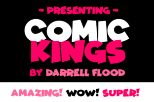 Comic Kings: A Playful Typeface for Engaging Publications