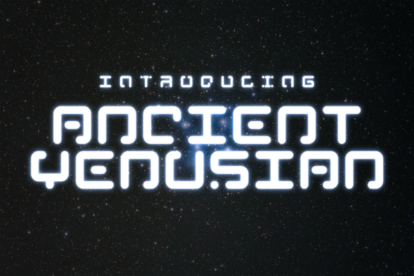 Discover the Cosmic Charm of Ancient Venusian Font