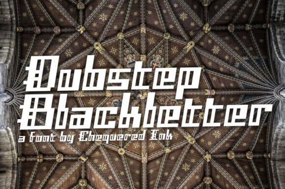 Enhance Your Brand with Dubstep Blackletter Font