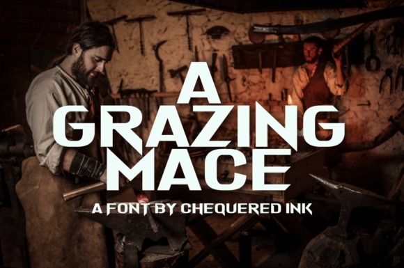 Finding Calm Rhythm in Editorial Design: A Grazing Mace Typeface