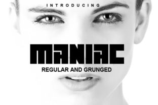 Maniac: A Bold and Versatile Display Font for Web Design