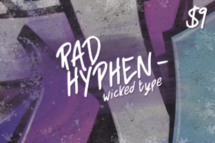 Rad Hyphen: A Bold and Dynamic Display Font for Marketers