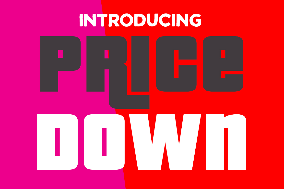 Revamp Your Brand with Pricedown: A Funky, Nostalgic Font