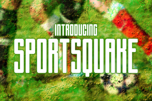 Sportsquake: A Bold Display Font for Modern Web Design