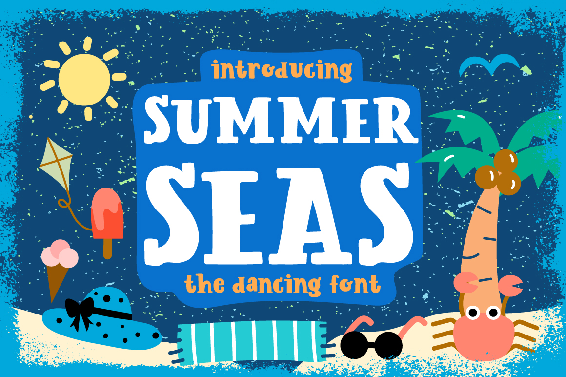 Summer Seas: A Friendly Display Font for Digital Branding