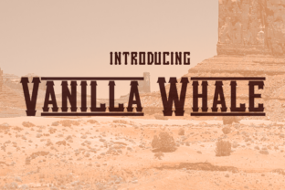 The Vanilla Whale Font for a Polished, Retro Brand Look
