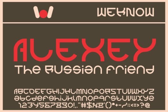 Transform Your Brand with Alexey: A Versatile Display Font