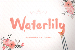 Waterlily: A Handwritten Font for Editorial Elegance